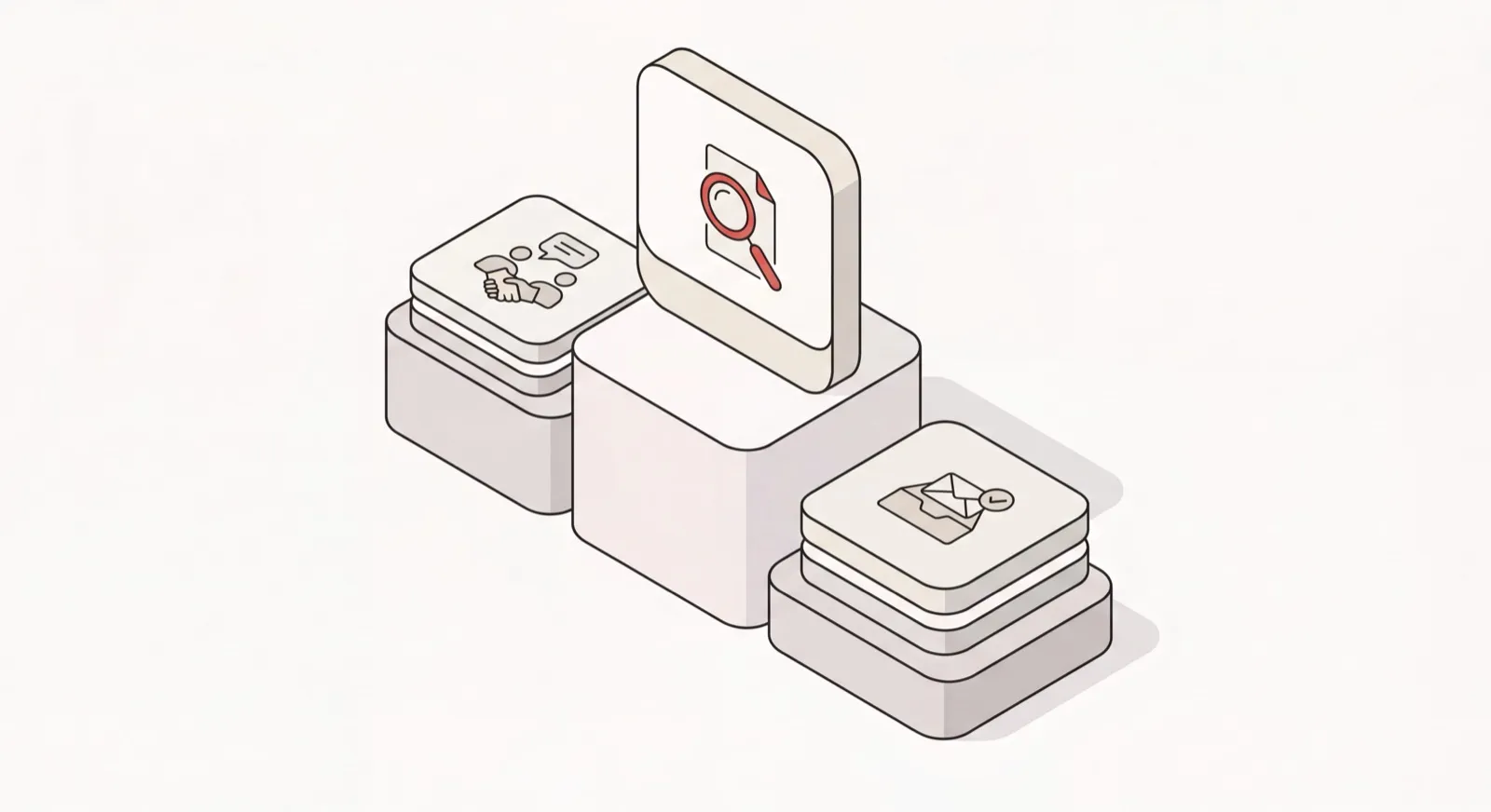 Isometric leaderboard podium of AI agent app tiles ranking the best AI agents by use case